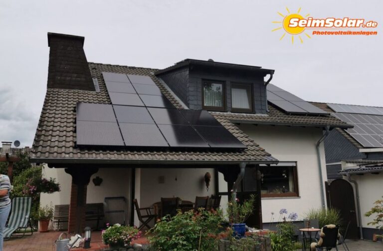 15,38kWp PV-Anlage mit Einzelmoduloptimierung in Neustadt Hessen mit 10kWh Stromspeicher